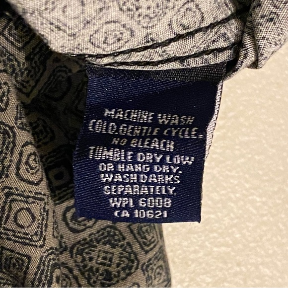 Panhandle Rough Stock Diamond Pattern Snap Down Western Shirt Womens Size M - Picture 8 of 10